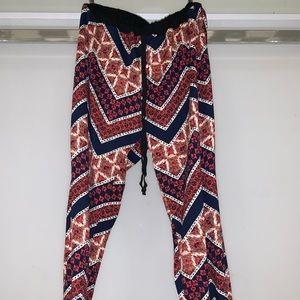 Funky Patterned Stretchy Sweats